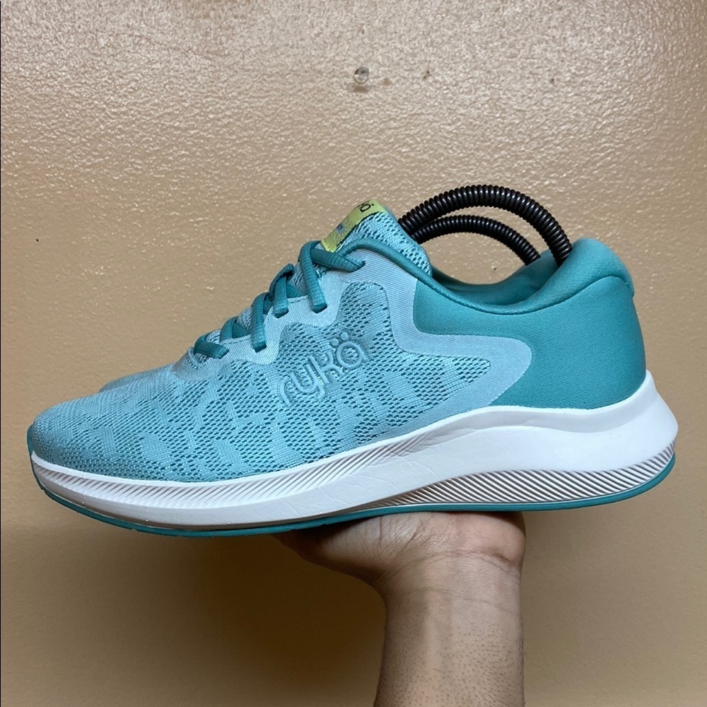 Ryka Frenzy Women's Walking Athletic Sneakers “Seafoam Green Volt” - Picture 3 of 17